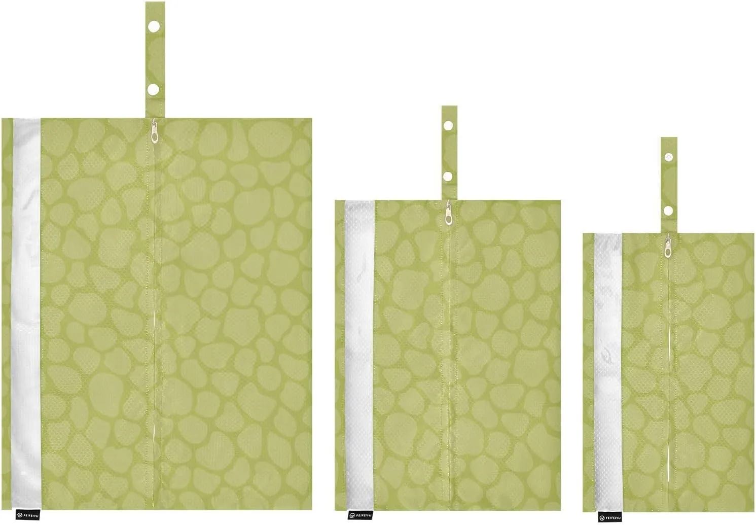 3 Set Travel Packing Cubes For Suitcases, Dinosaur Skin, Stackable, Garment Bag Closet Storage, Luggage Space Saver, Luggages Management Personnel