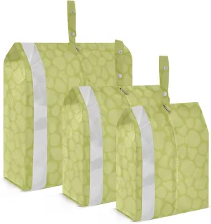3 Set Travel Packing Cubes For Suitcases, Dinosaur Skin, Stackable, Garment Bag Closet Storage, Luggage Space Saver, Luggages Management Personnel