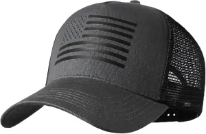 American Flag Baseball Caps Embroiderred USA Flag Patriotic Dad Hat Adjustable Trucker Hats for Men Women