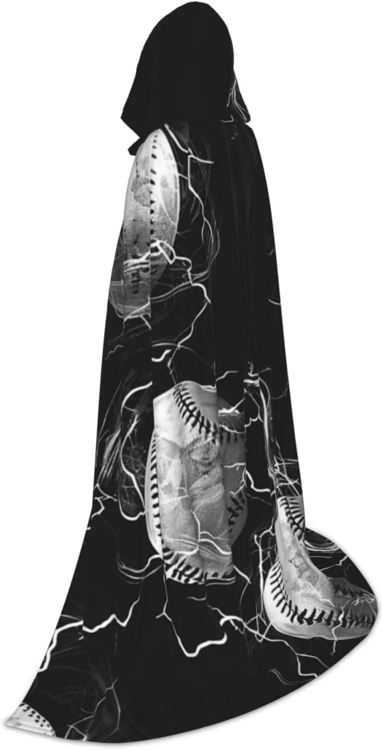 Basketball Halloween Cape For Teenagers, Hooded Cloak Long Cape Costume Cloak For Party Or Cosplay