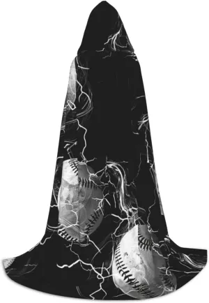 Basketball Halloween Cape For Teenagers, Hooded Cloak Long Cape Costume Cloak For Party Or Cosplay