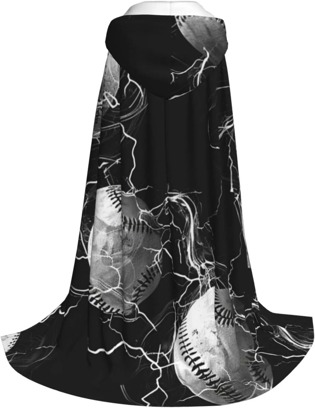 Basketball Halloween Cape For Teenagers, Hooded Cloak Long Cape Costume Cloak For Party Or Cosplay