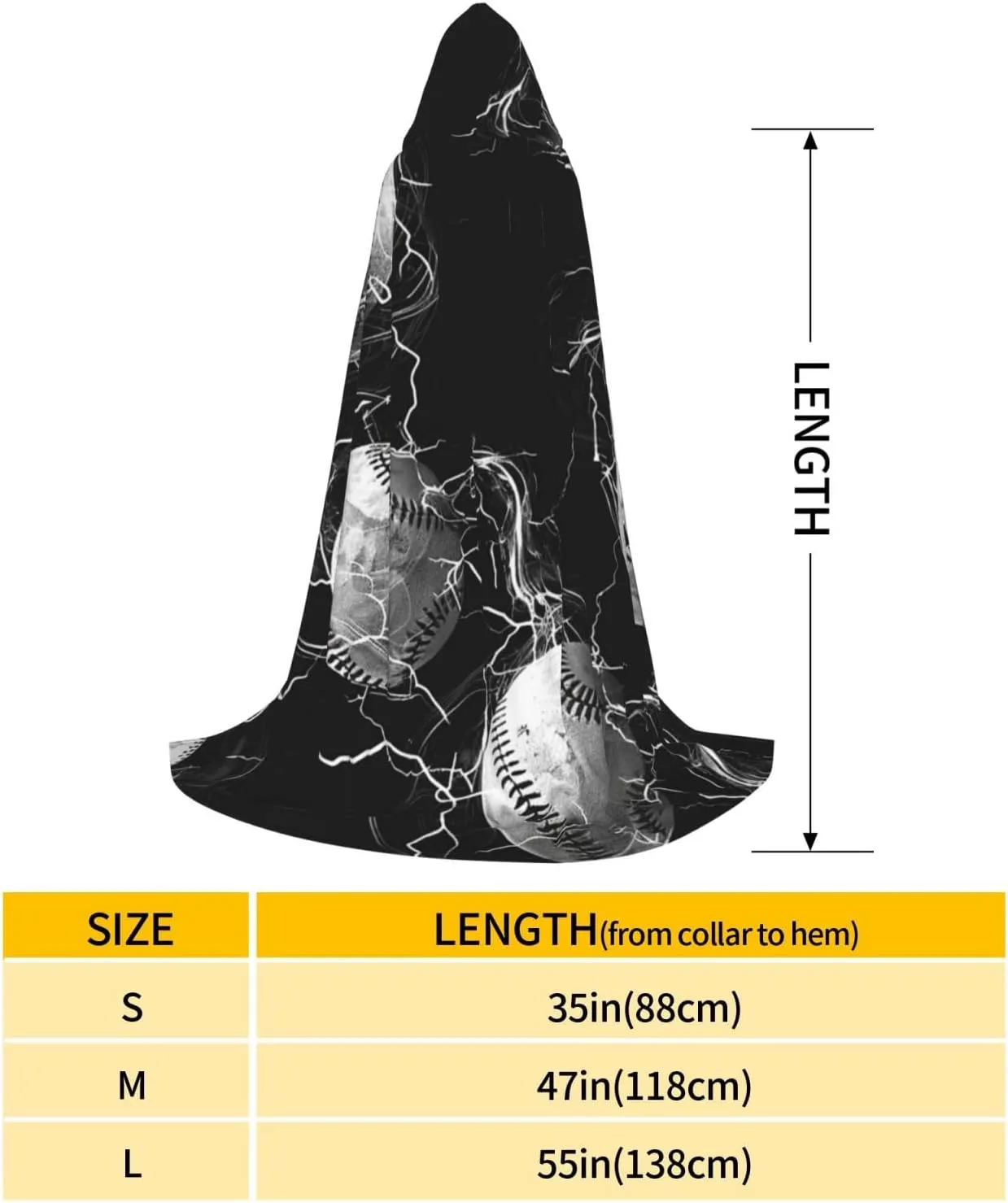 Basketball Halloween Cape For Teenagers, Hooded Cloak Long Cape Costume Cloak For Party Or Cosplay