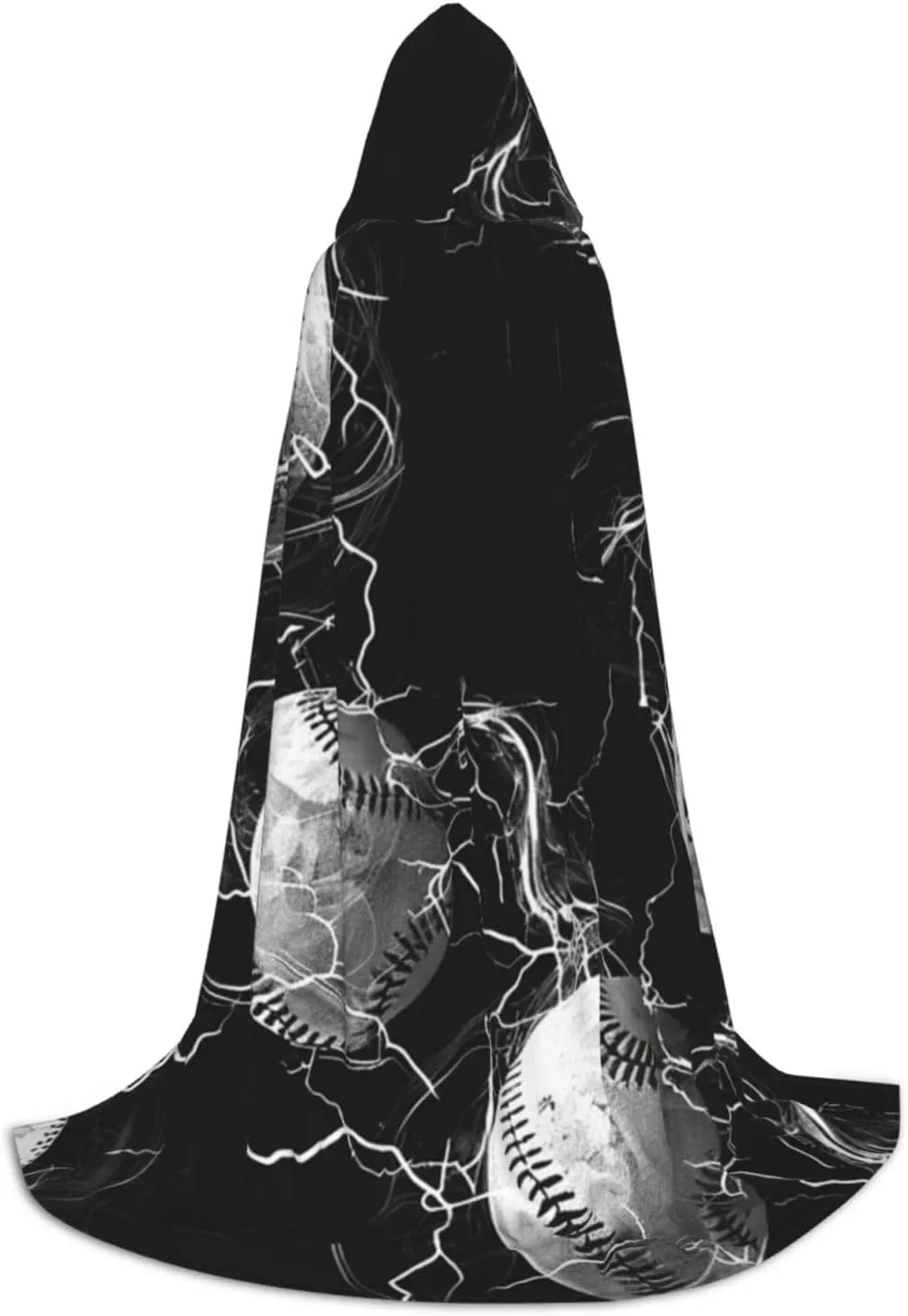 Basketball Halloween Cape For Teenagers, Hooded Cloak Long Cape Costume Cloak For Party Or Cosplay