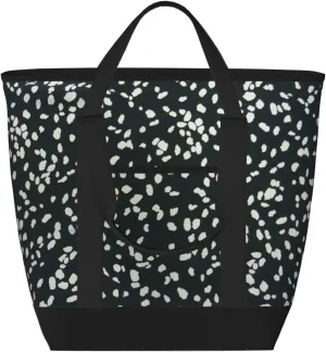 Black and White Leopard Women's tote bags and reusable women's beach bags are suitable for travel insulation and cooling bags.