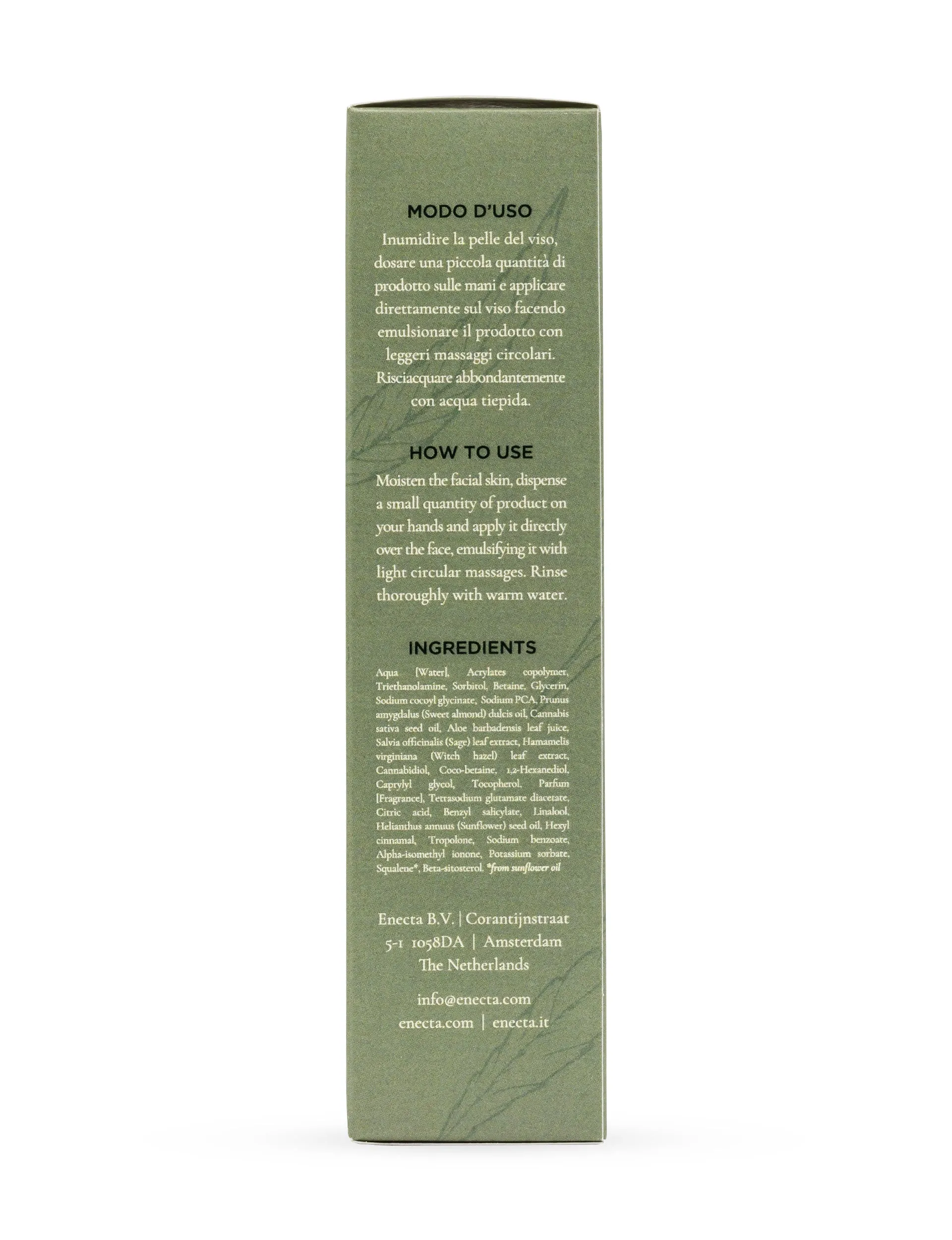 Cannabidiol Face and Neck cleanser