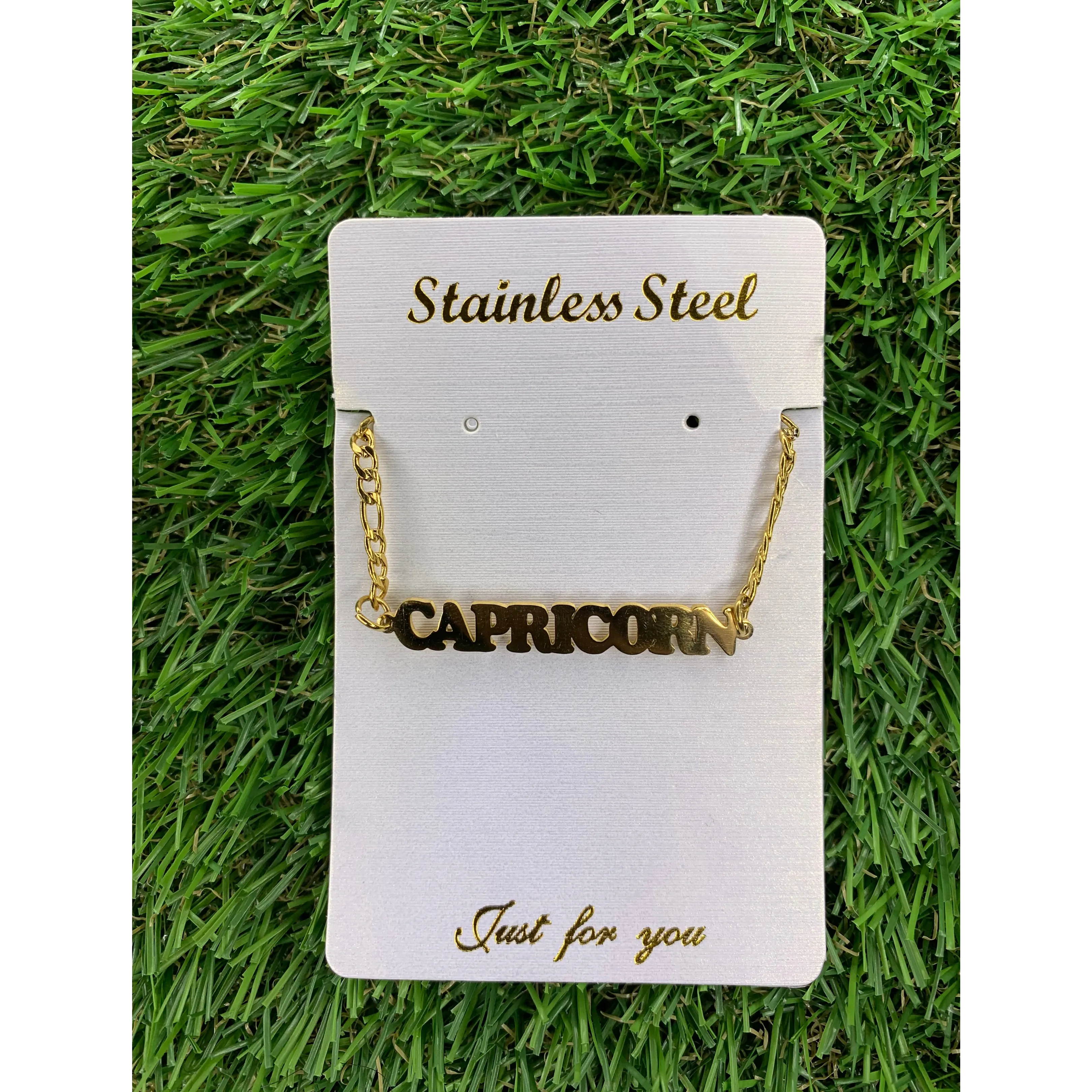 Capricorn Zodiac Anklet