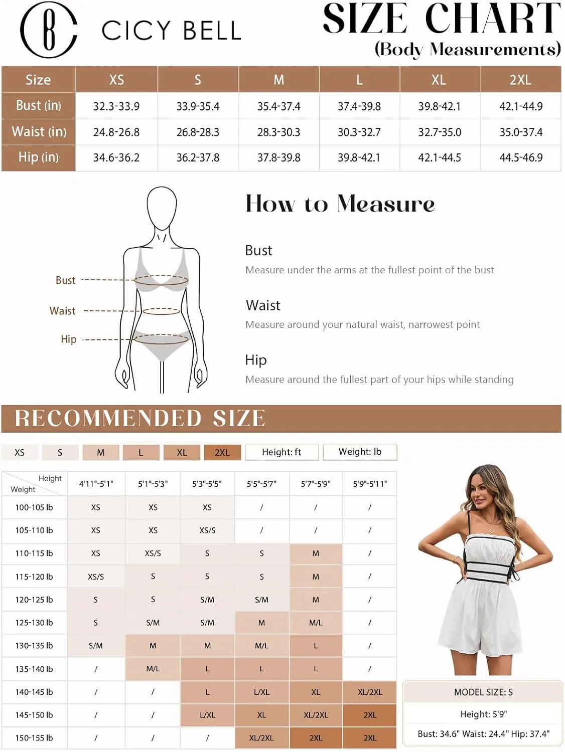 Cicy Bell Womens Summer Spaghetti Strap Romper Sleeveless Ruffle Color Block Short Jumpsuit Smocked Vacation Beach Outfits