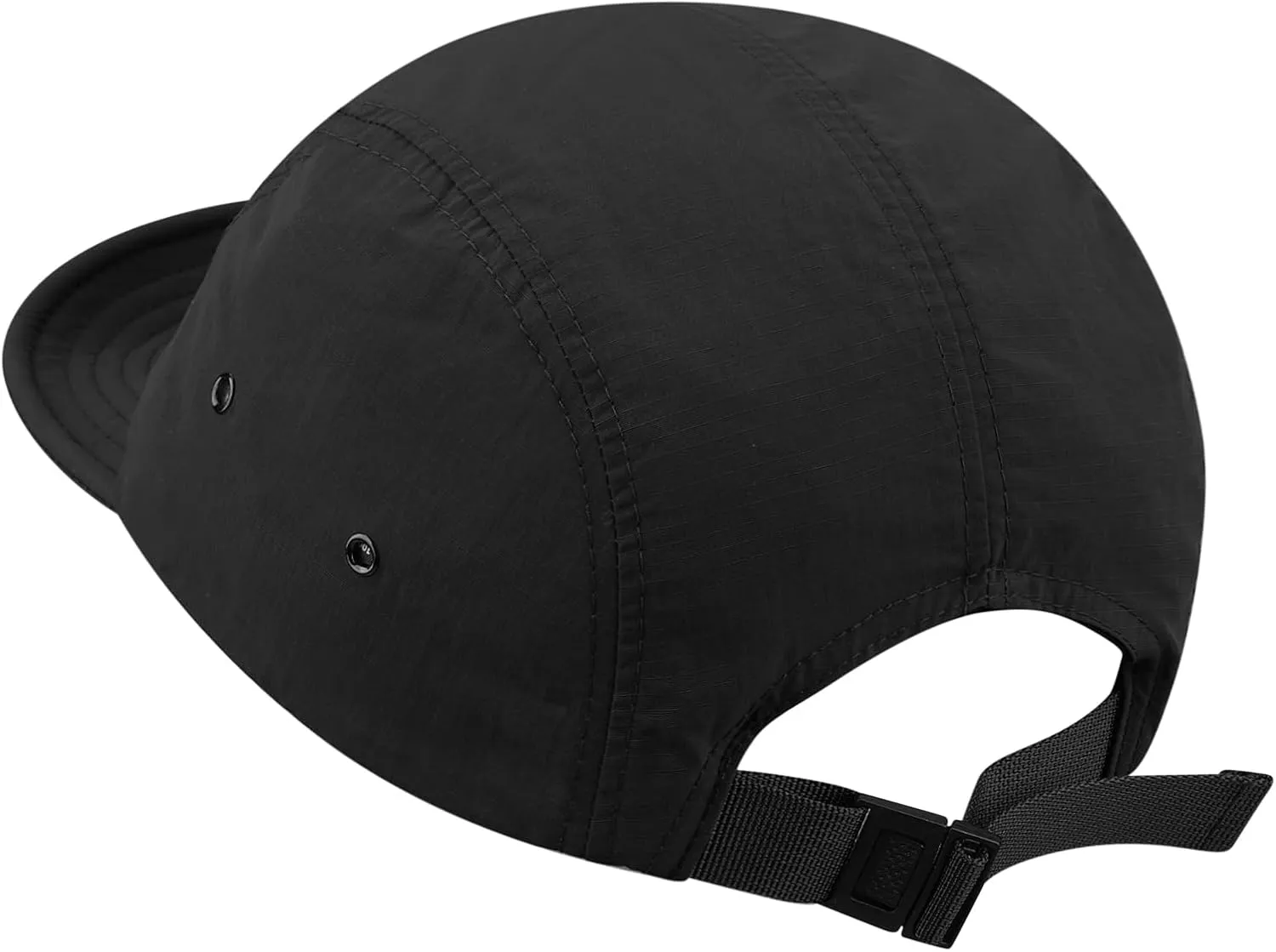 Clakllie 5 Panel Hat for Women Men Waterproof Flat Bill Hats Short Brim Baseball Cap Unstructured Golf Dad Hats Trucker Cap