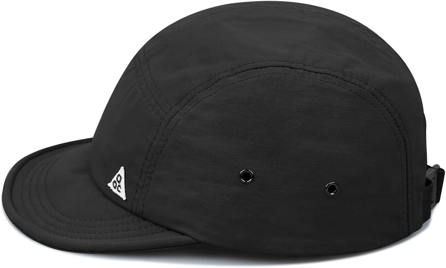 Clakllie 5 Panel Hat for Women Men Waterproof Flat Bill Hats Short Brim Baseball Cap Unstructured Golf Dad Hats Trucker Cap