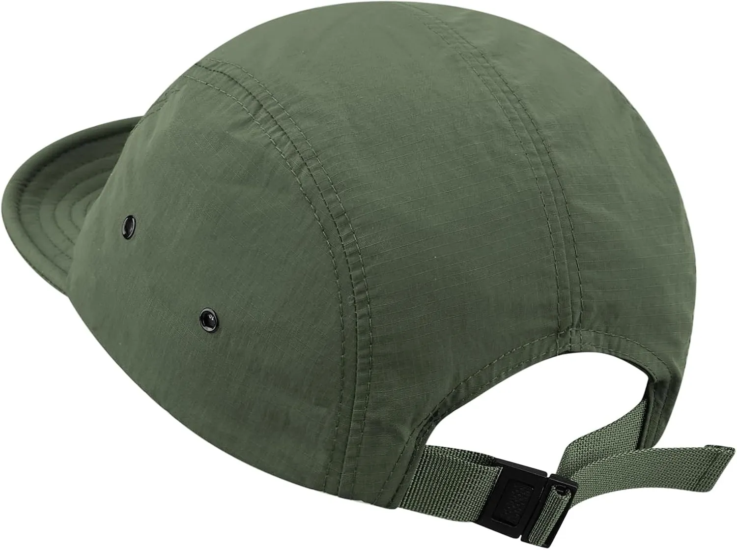 Clakllie 5 Panel Hat for Women Men Waterproof Flat Bill Hats Short Brim Baseball Cap Unstructured Golf Dad Hats Trucker Cap
