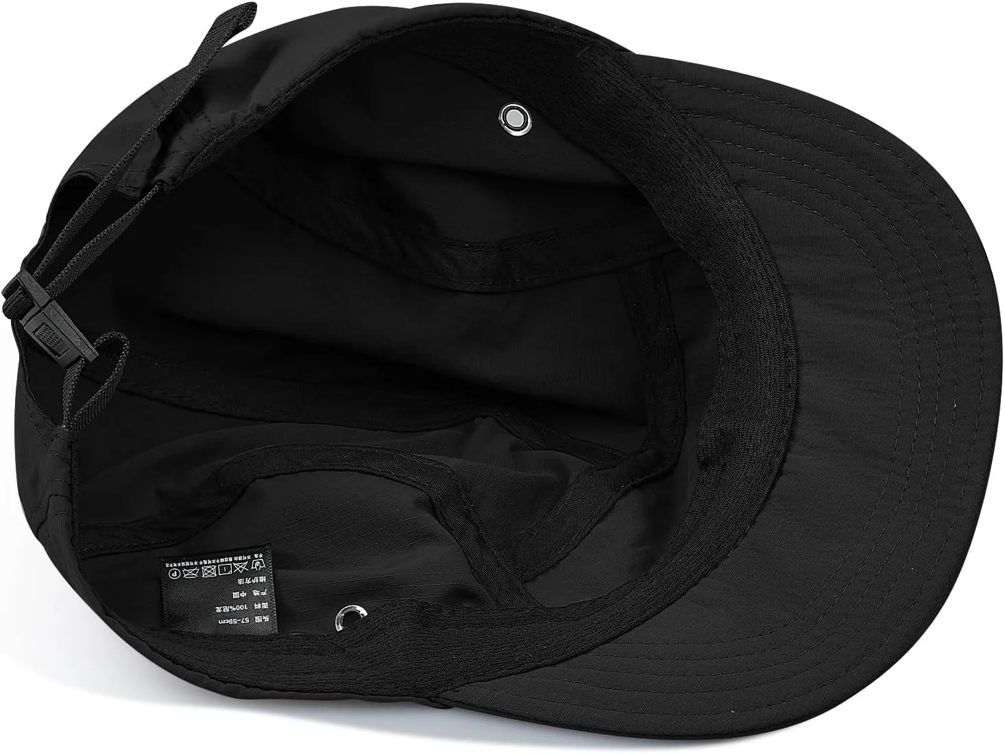 Clakllie 5 Panel Hat for Women Men Waterproof Flat Bill Hats Short Brim Baseball Cap Unstructured Golf Dad Hats Trucker Cap