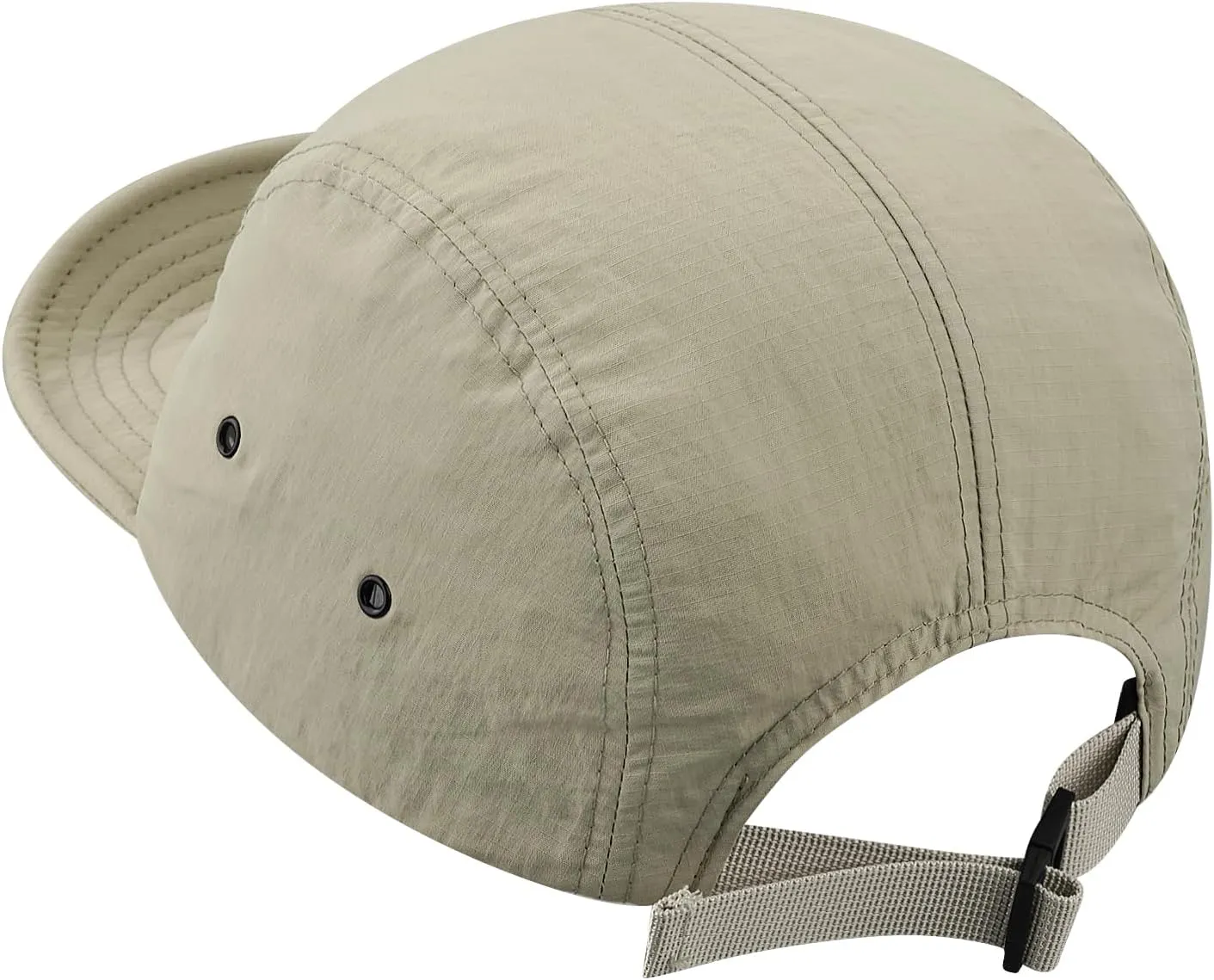 Clakllie 5 Panel Hat for Women Men Waterproof Flat Bill Hats Short Brim Baseball Cap Unstructured Golf Dad Hats Trucker Cap