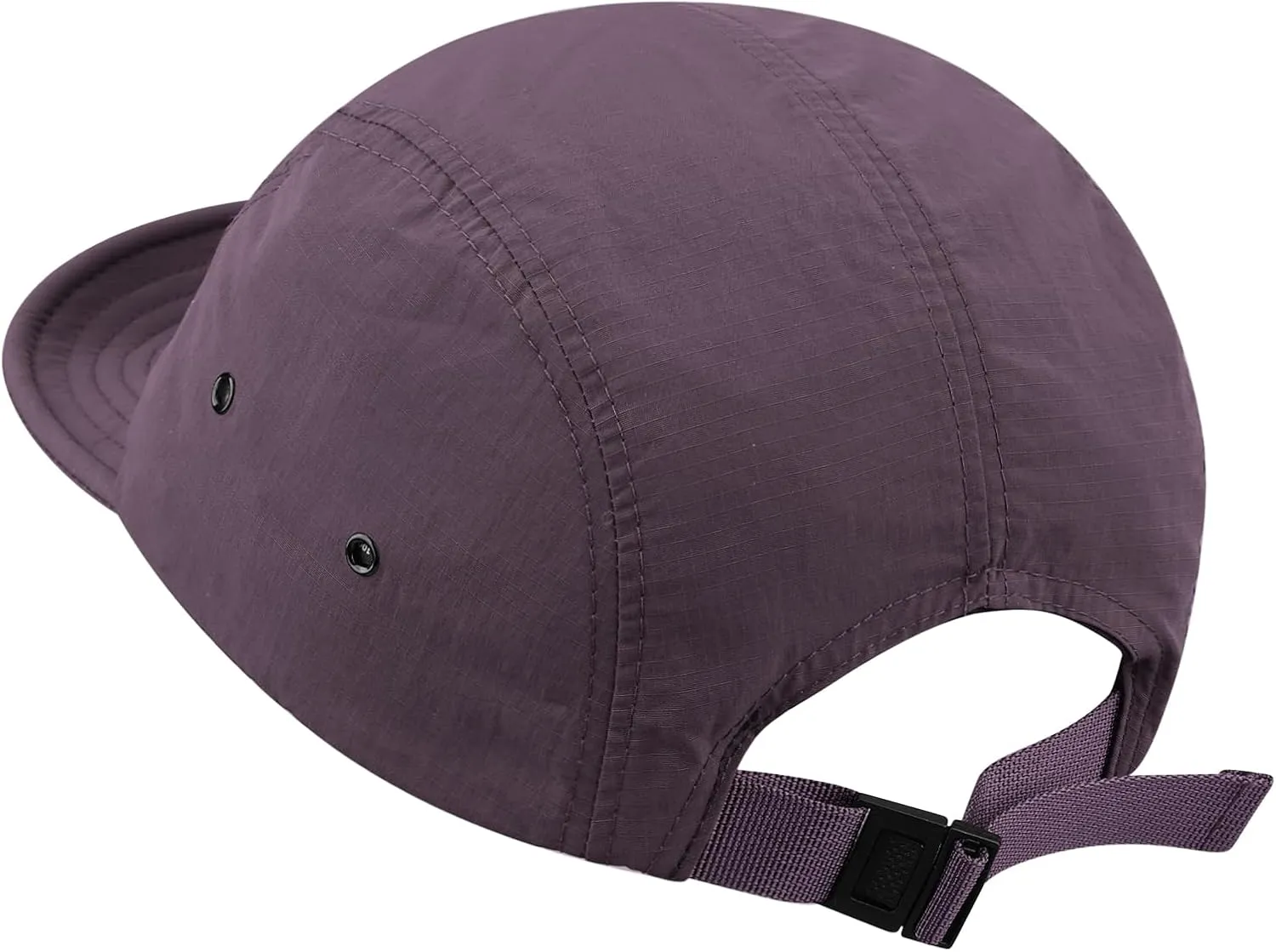 Clakllie 5 Panel Hat for Women Men Waterproof Flat Bill Hats Short Brim Baseball Cap Unstructured Golf Dad Hats Trucker Cap