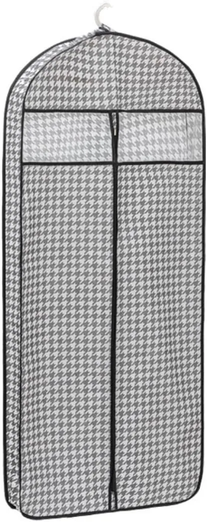 Clothes Cover 5 Pack Hanging Travel Bag for Clothes Garment Bag with Clear Window Suit Bag Suit Bags (Size : 125 * 58 * 9cm)