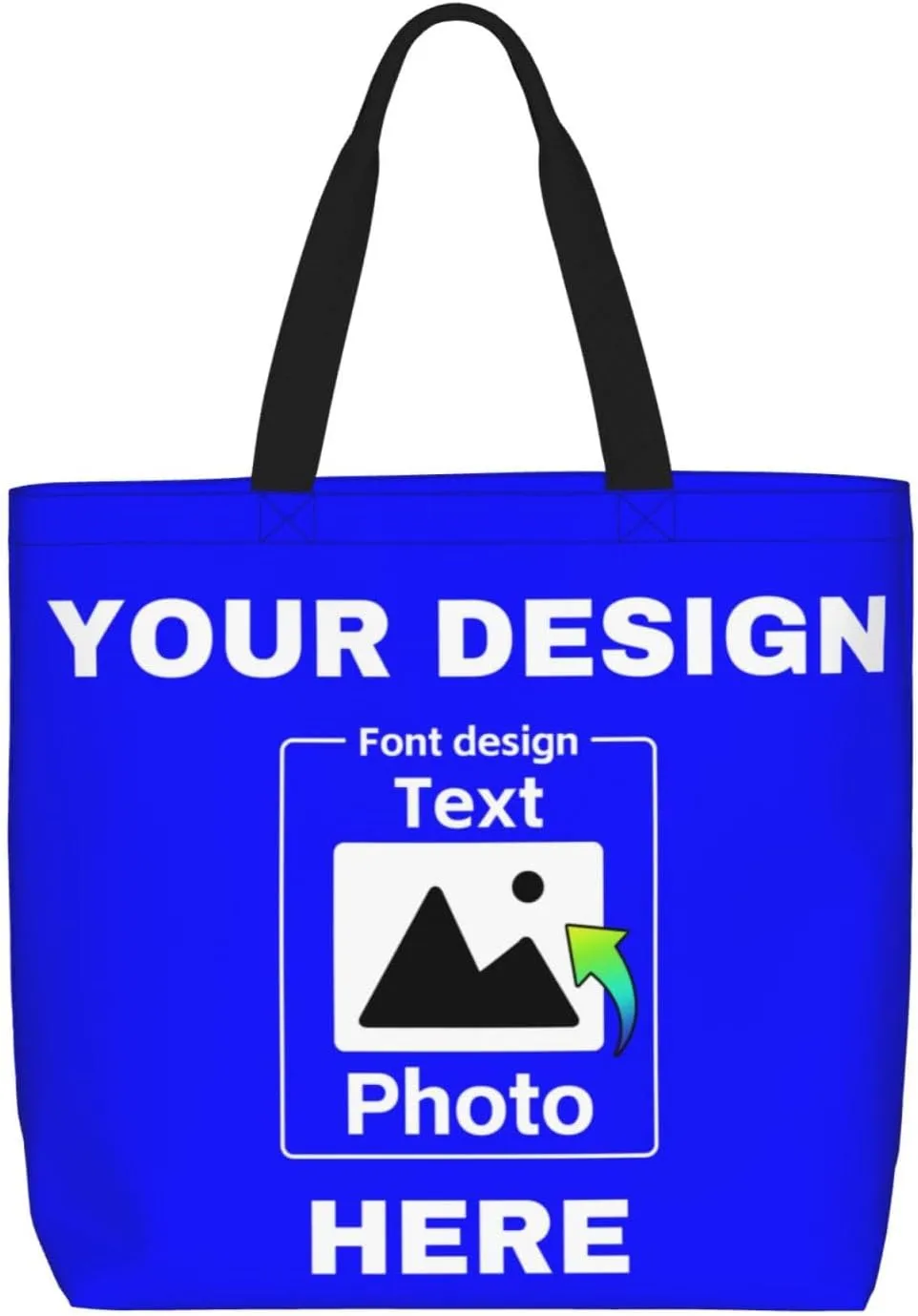 Custom Tote Bags Personalized Bags Your Own Design Women Custom Tote Bag For Shopping Canvas Bags Birthday Gift