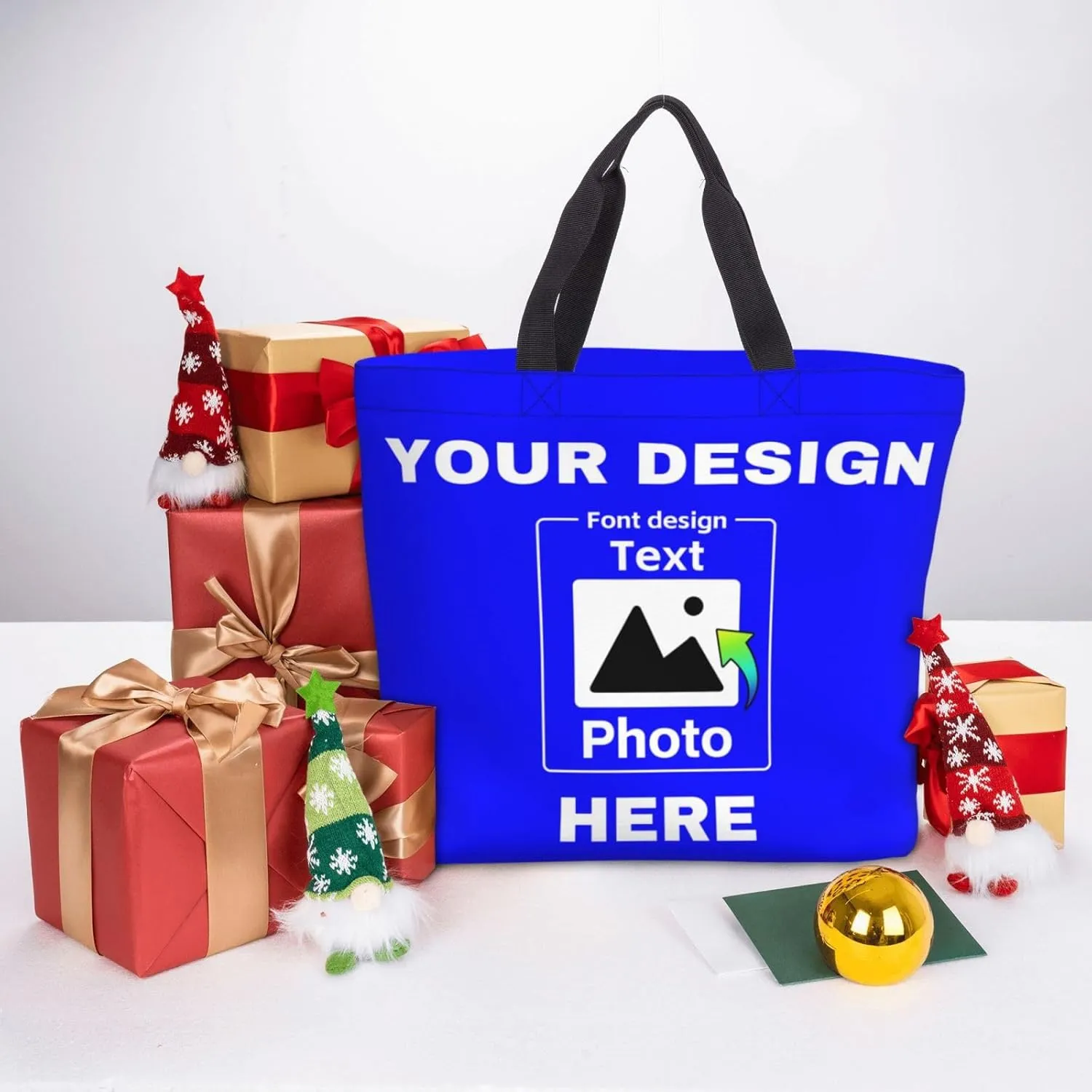 Custom Tote Bags Personalized Bags Your Own Design Women Custom Tote Bag For Shopping Canvas Bags Birthday Gift