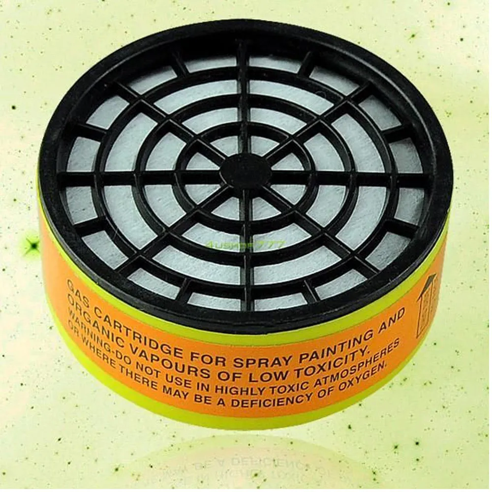 Dual Cartridge Respirator Activated Carbon Filter Replacement Dust Paint Mask !
