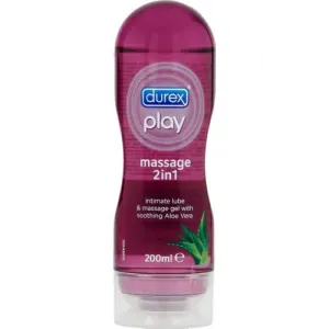 Durex 2-in-1 Intimate Lube and Massage Gel Soothing Aloe Vera 200ml