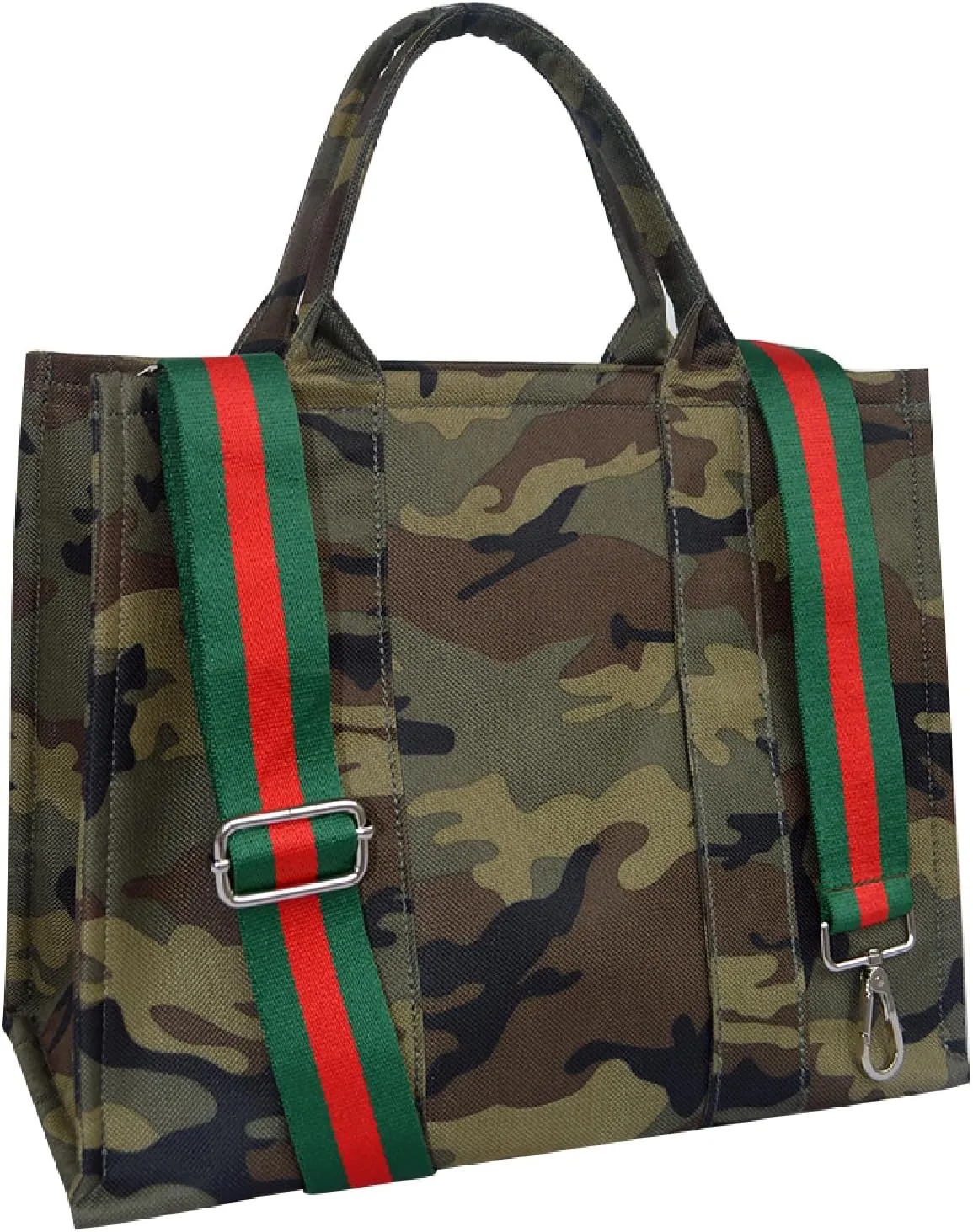 Dyalsa Tote Bags for Women, Canvas Handbag Tote Purse Crossbody Bags with Zip Medium Shoulder Bags for Work and Travel