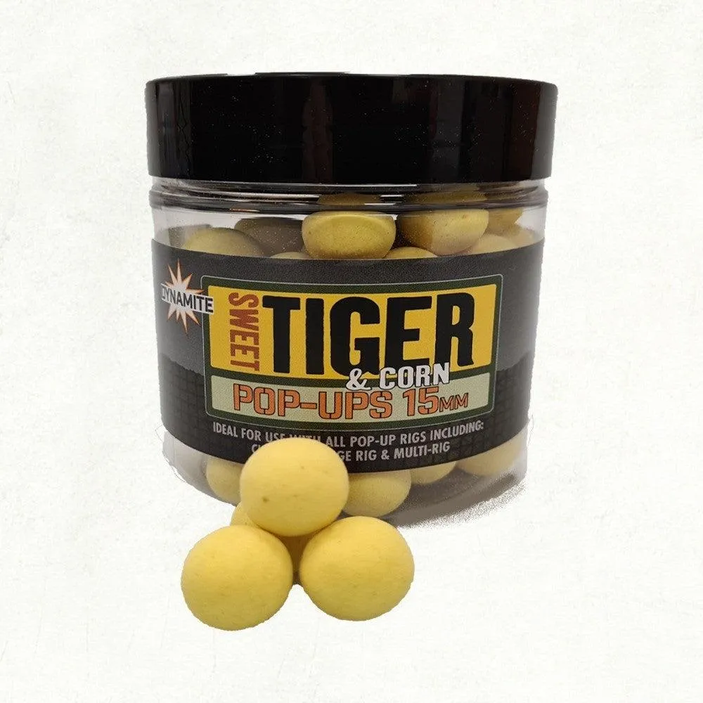 Dynamite Baits Sweet Tiger Pop ups & corn 15mm