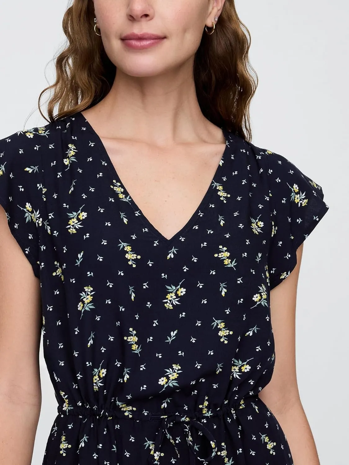 GAP Women's Tie Waist Mini Dress