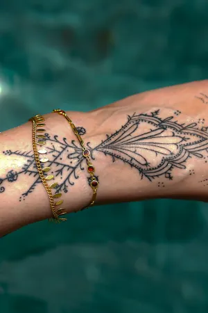 Golden Vine Anklet
