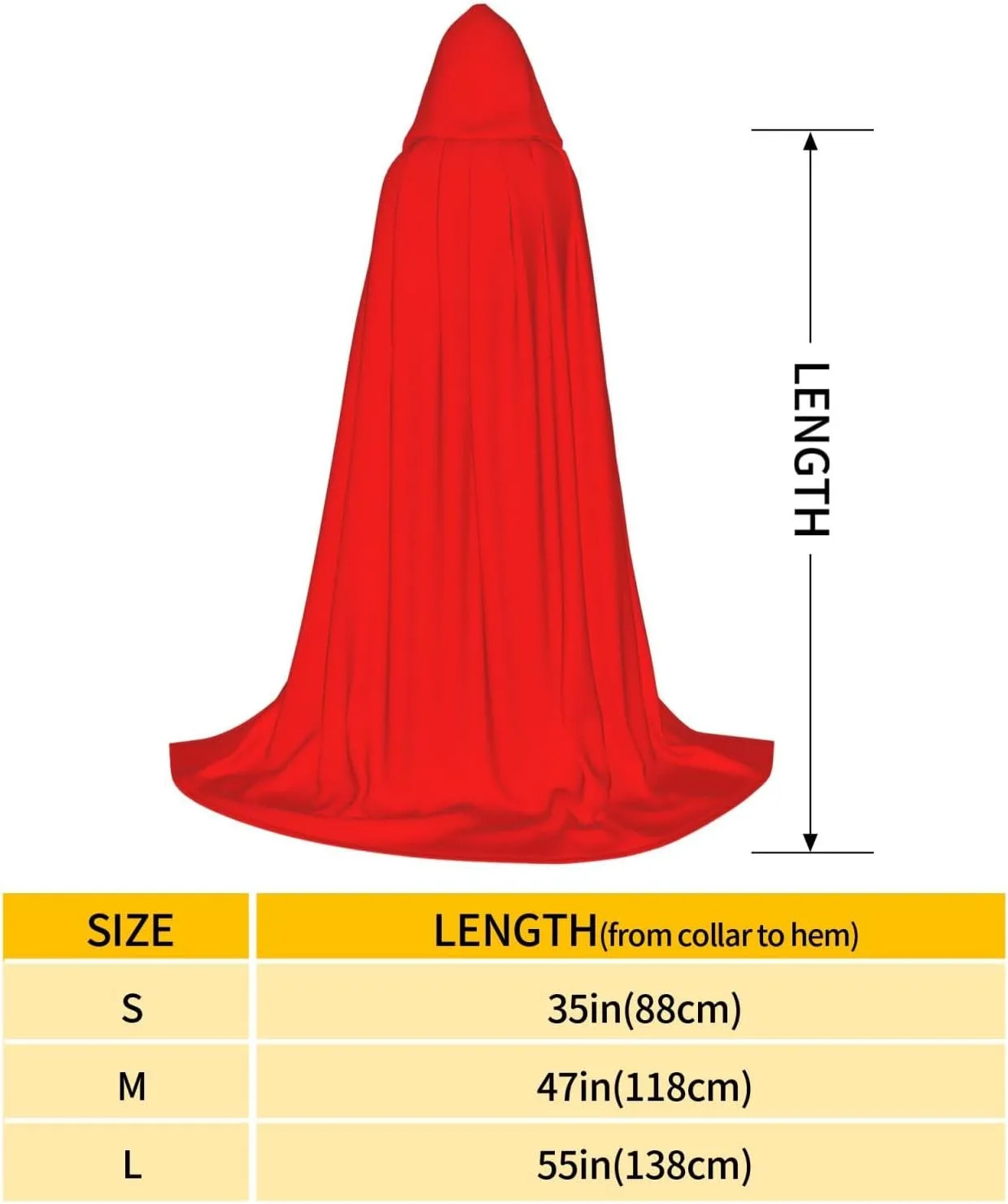 Halloween Cape For Teenagers, Hooded Cloak Long Cape Costume Cloak For Party Or Cosplay
