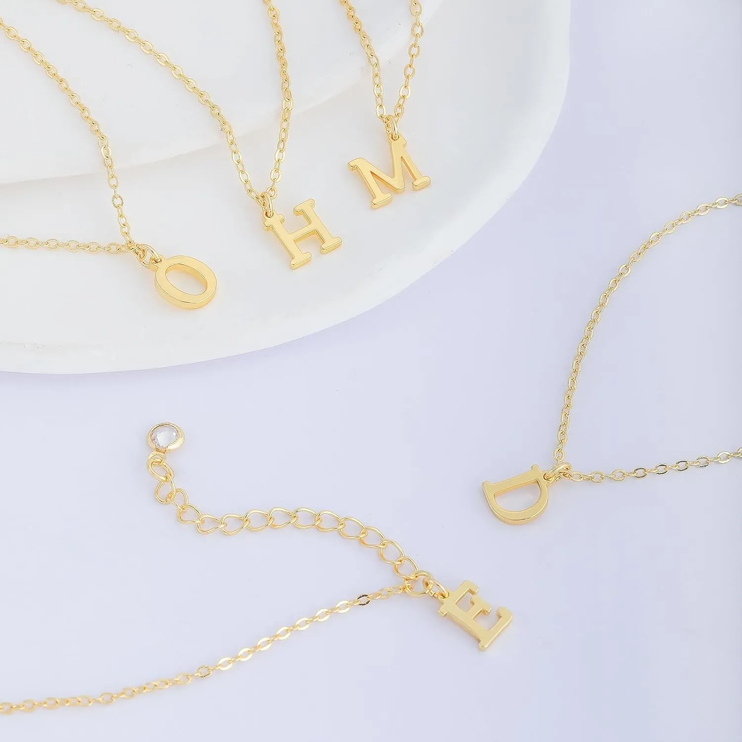 Initial Anklet for Women 14K Gold Plated Waterproof Anklets Trendy Summer Beach A-Z Letter Ankle Bracelet Jewelry for Gift