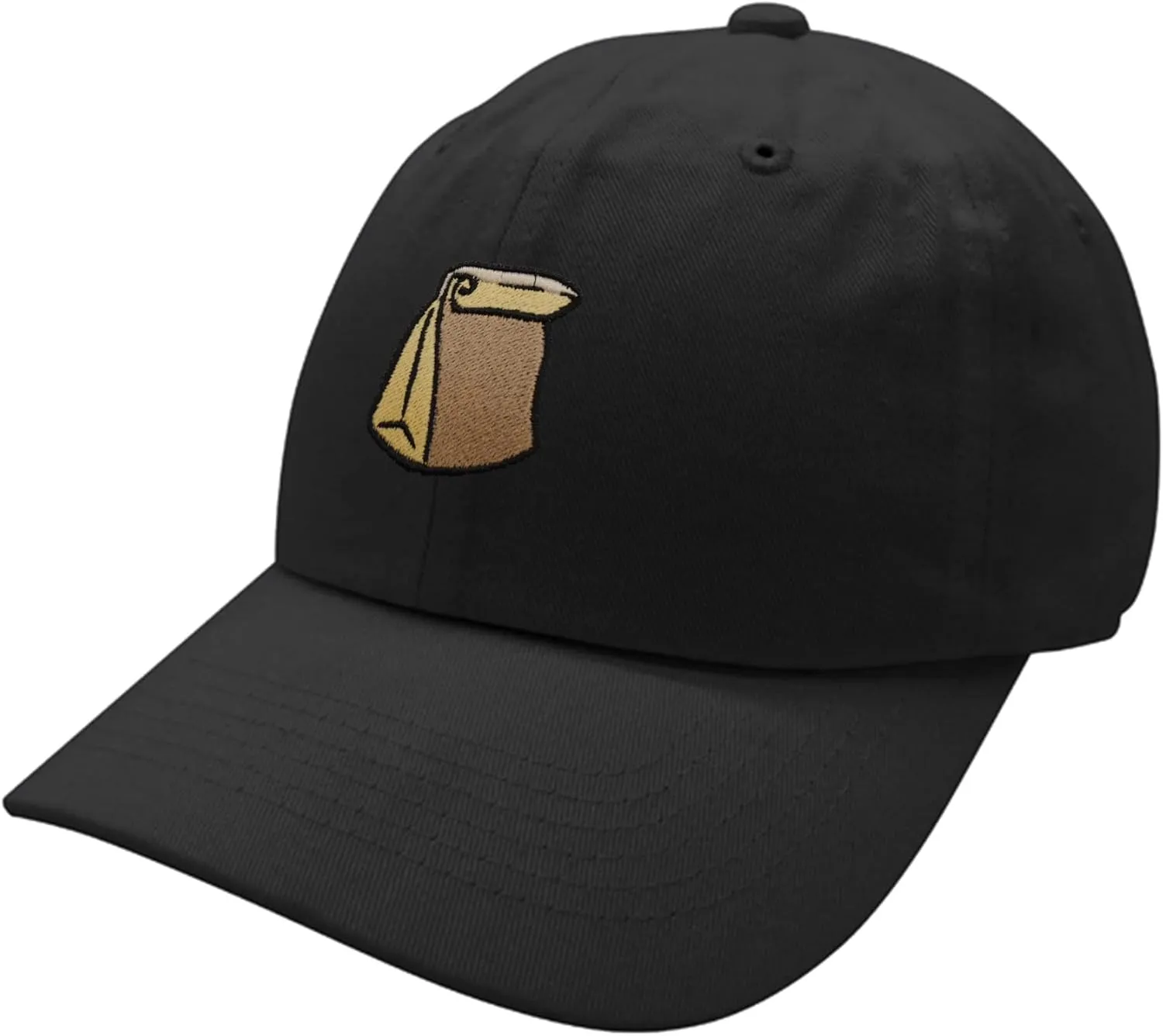 JPAK Paper Bag Baseball Cap Embroidered Cotton Dad Hat - Grocery