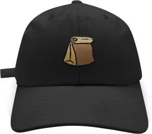 JPAK Paper Bag Baseball Cap Embroidered Cotton Dad Hat - Grocery