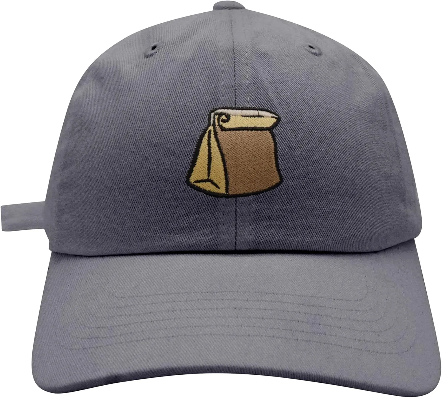 JPAK Paper Bag Baseball Cap Embroidered Cotton Dad Hat - Grocery