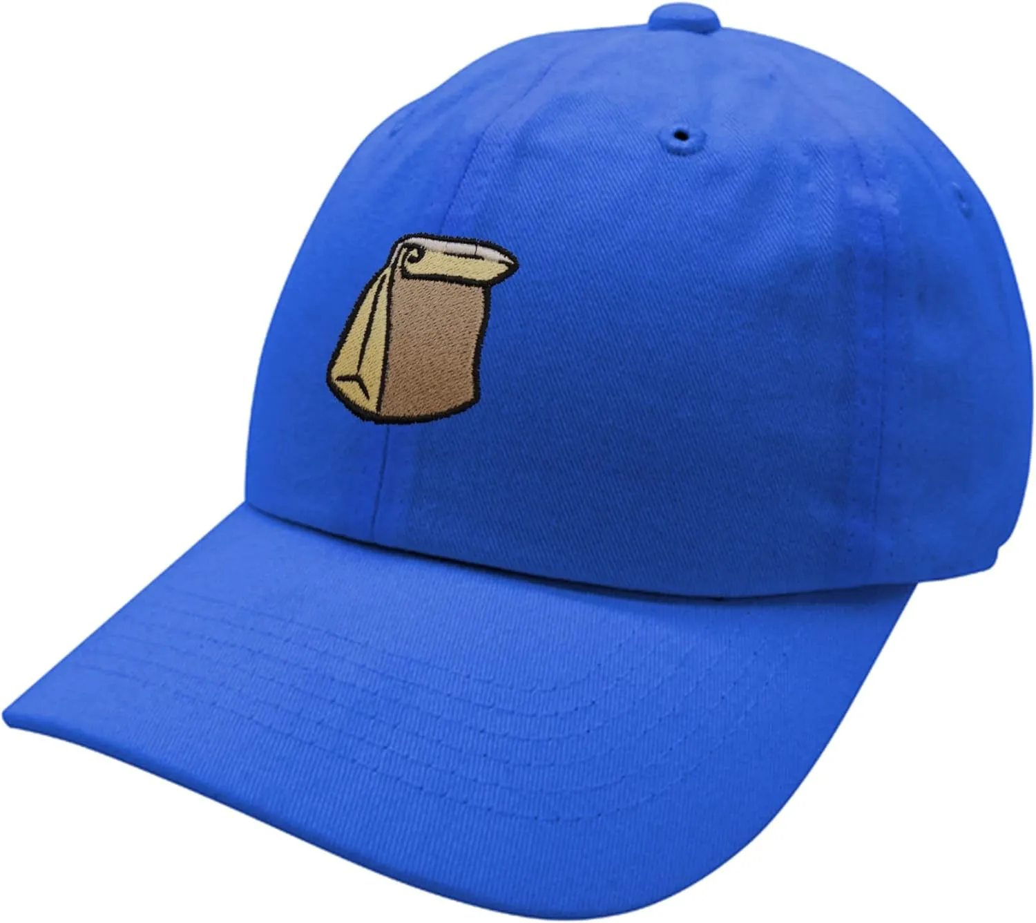 JPAK Paper Bag Baseball Cap Embroidered Cotton Dad Hat - Grocery