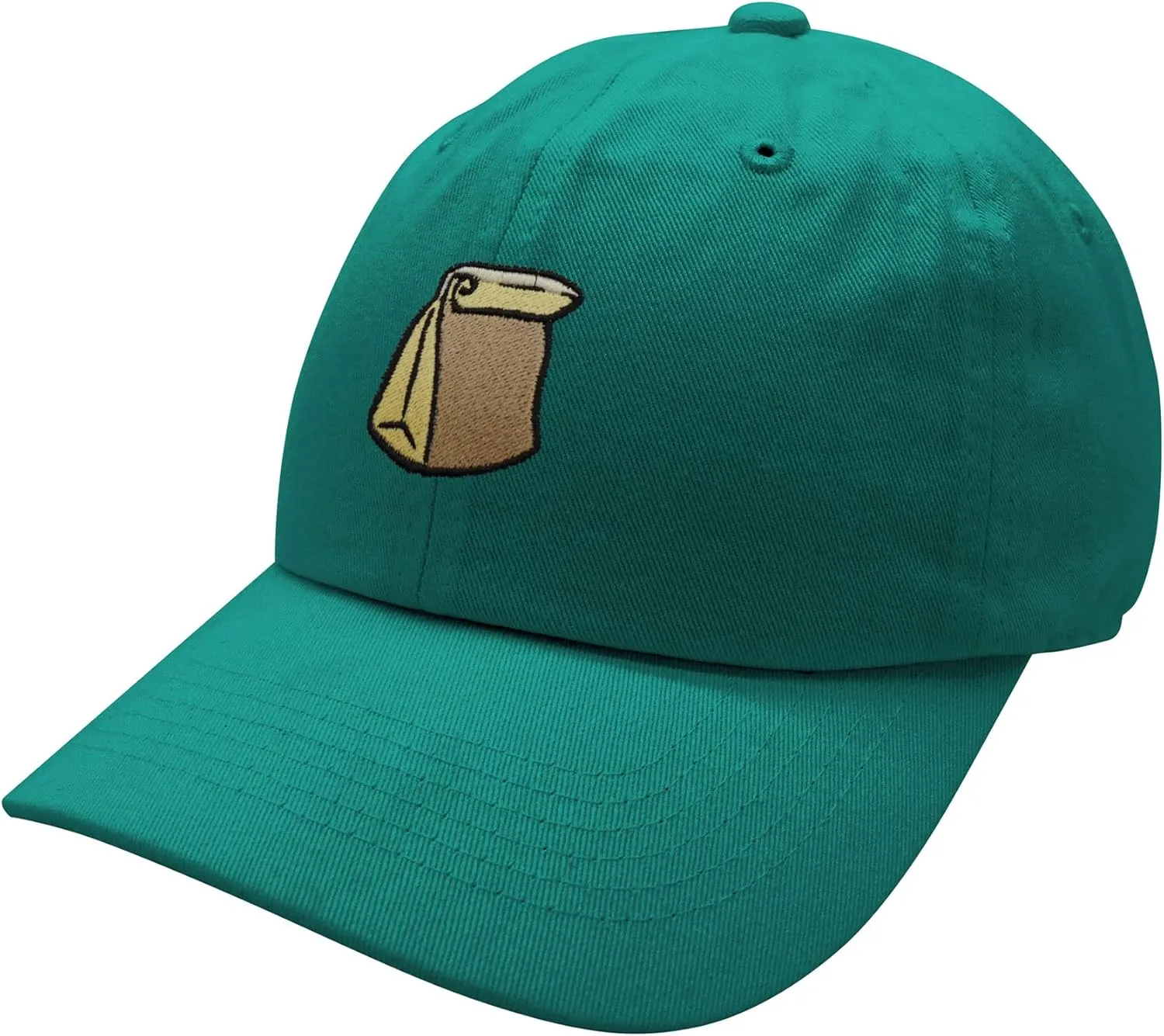 JPAK Paper Bag Baseball Cap Embroidered Cotton Dad Hat - Grocery