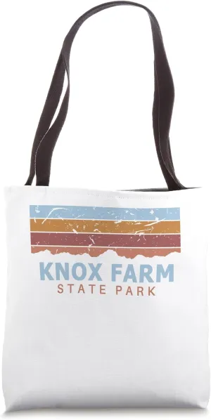Knox Farm State Park New York Retro Cool Tote Bag