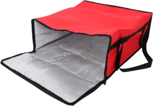 Large Capacity Insulated Bag Reusable Pizza Warmer Bag for Shopping Decorative