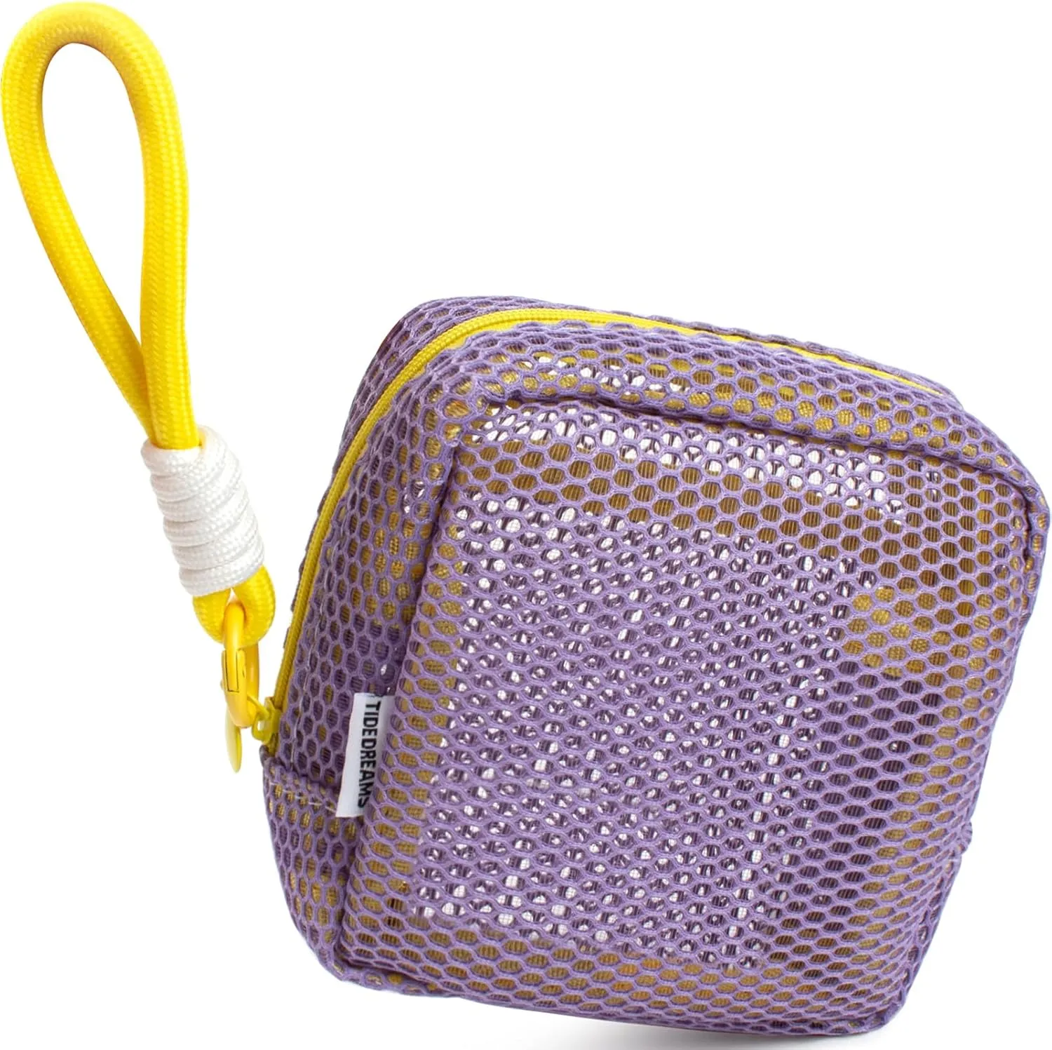 LETGO Mesh Makeup Bag Mesh Cosmetic Bag Travel Toiletry Bag Pouch with Zipper Mini Cute Makeup Cosmetic Travel Toiletry Purse Bag for Travel Accessories (Purple)