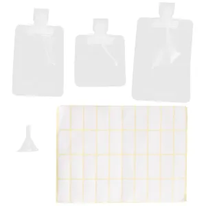LIFKOME 1 Set Travel Lotion Refill Bag Makeup Travel Bag Toiletry and Reusable Pouches Makeup Bag Small Cream Moisturizing Clear Makeup Bags Dispenser Empty Face Toiletries Stickers