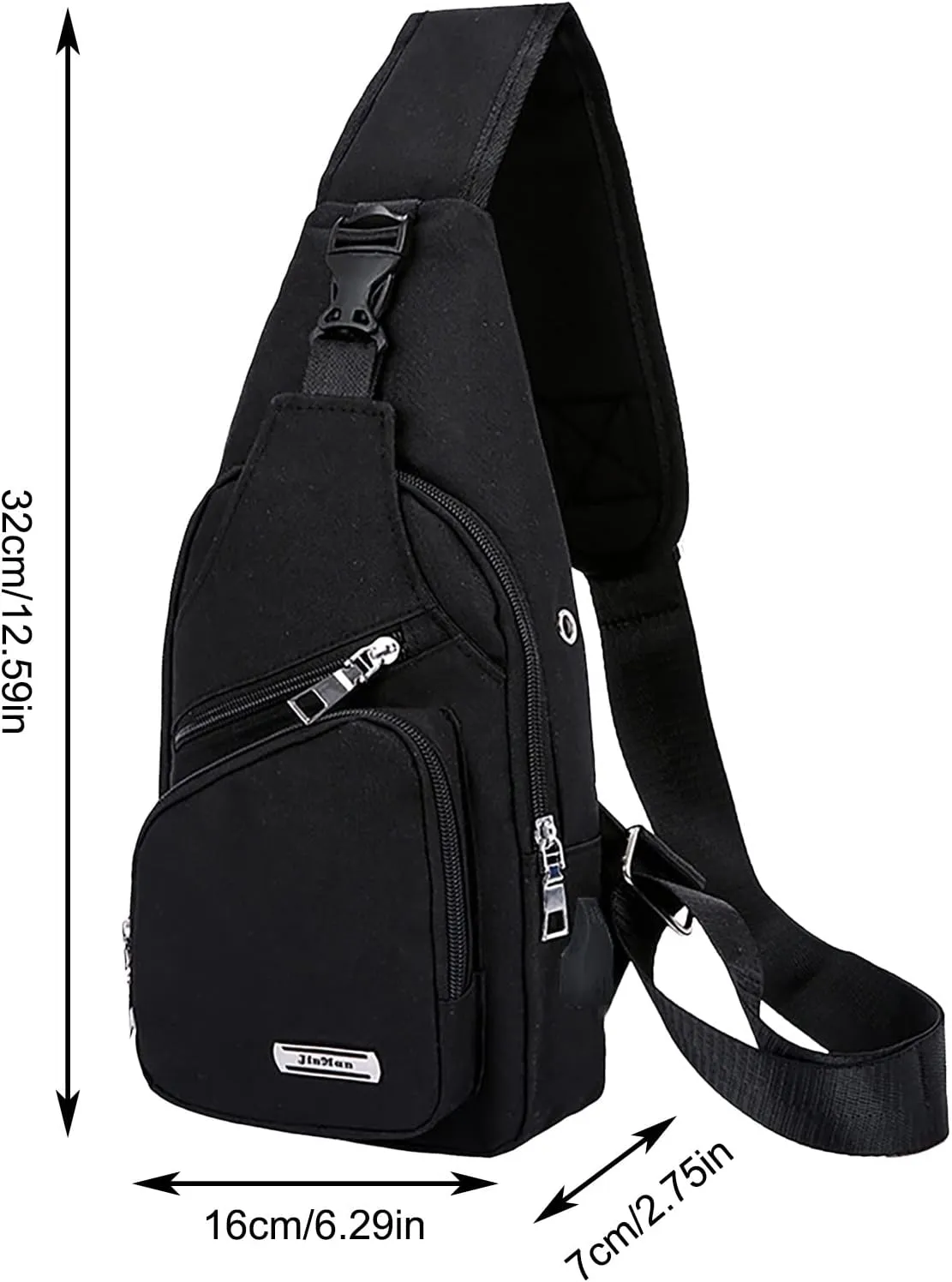Lightweight Small Crossbody Bag for Women Men Cross Body Shoulder Bags with Keyholder Waterproof Backpack(Red)
