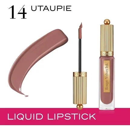 Liquid lipstick Rouge Velvet Ink #014 Taupie, Bourjois