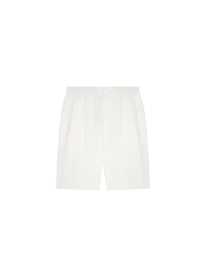 Mens Aloe Linen Long Shortsoff-white