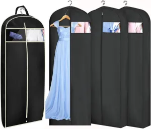 MISSLO 50" Gusseted Travel Garment Bag   Garment Bags for Hanging Clothes