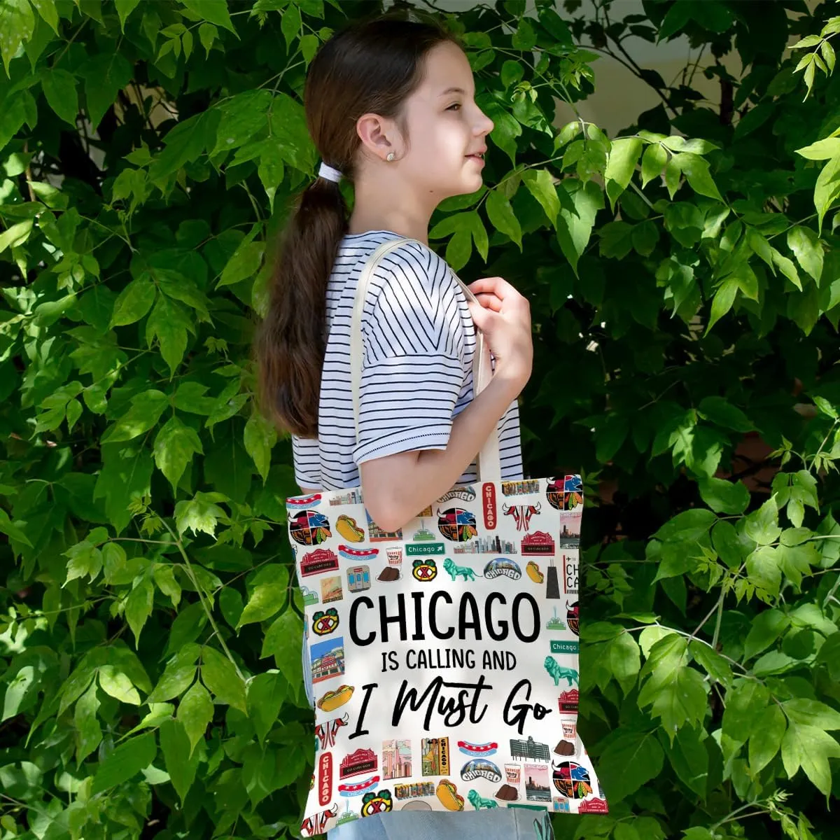 New York Chicago Nashville Paris Italy Los Angeles Las Vegas Lover Gifts Tote Bag Beach Bag Travel Souvenir Gift