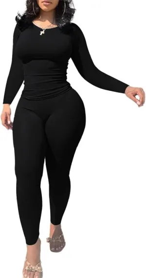 Nimsruc Two Piece Outfits For Women Casual Jogging Suits