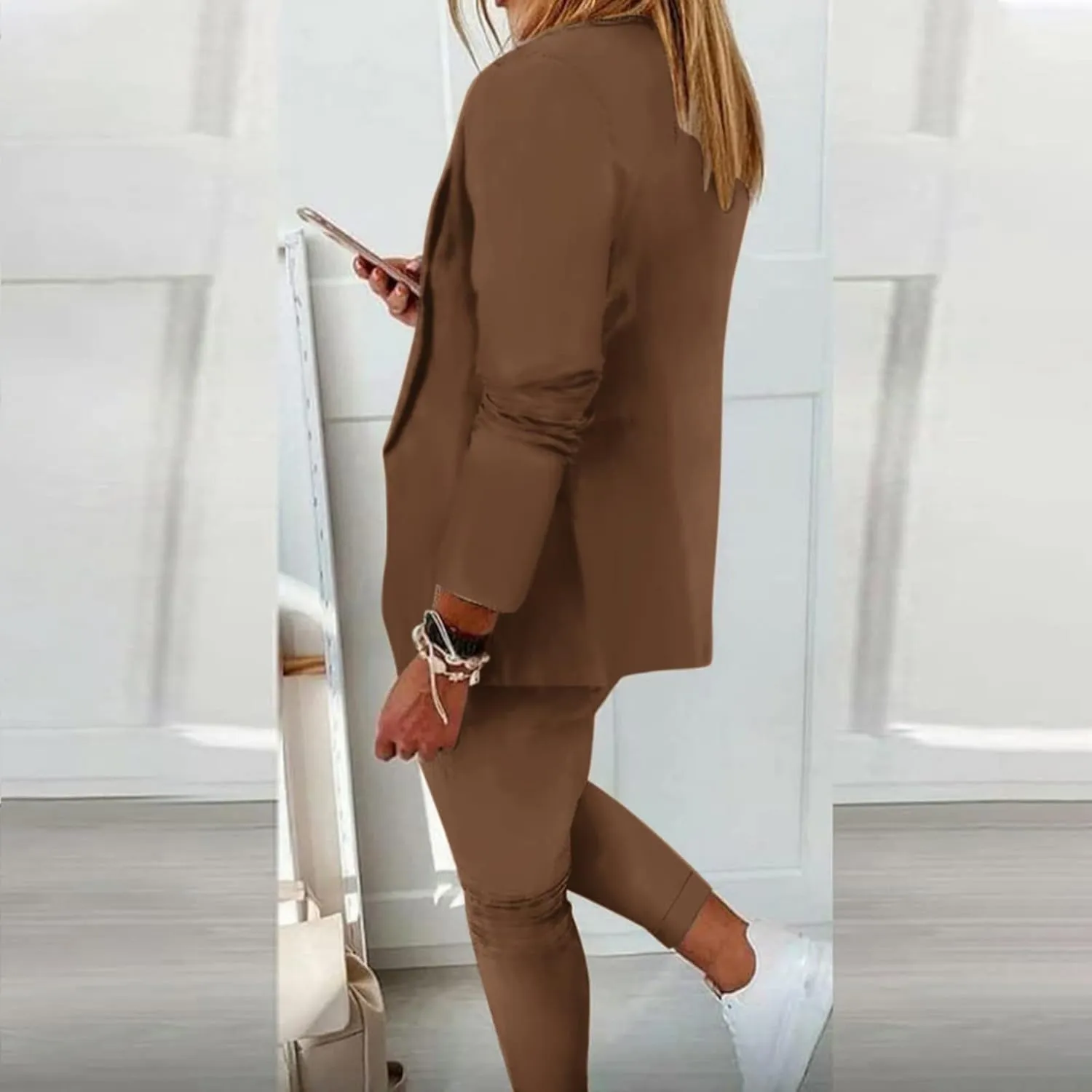 Oprah's Favorite Things 2025 Blazer Set For Women Long Sleeve Dressy Office Suits Elegant Casual Business Sets Clothes