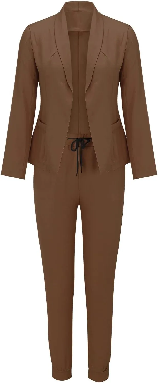 Oprah's Favorite Things 2025 Blazer Set For Women Long Sleeve Dressy Office Suits Elegant Casual Business Sets Clothes