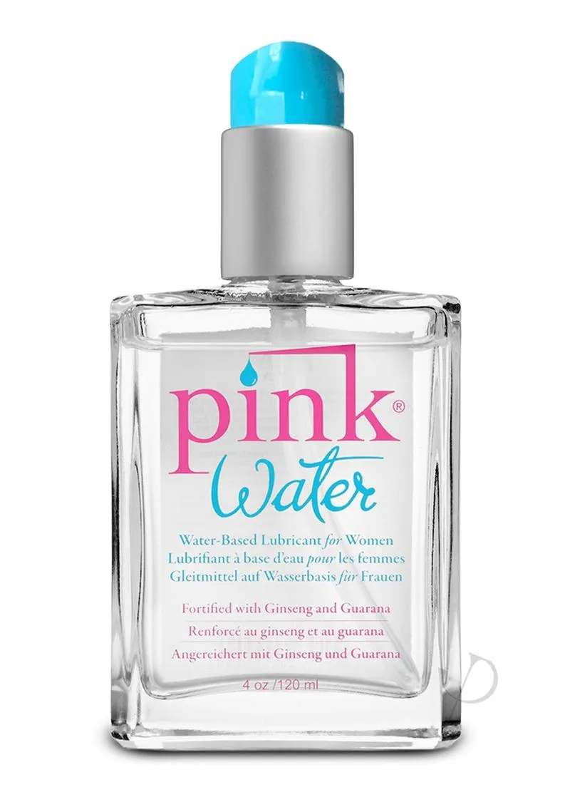 Pink Water 4oz Glass Bottle W/pump