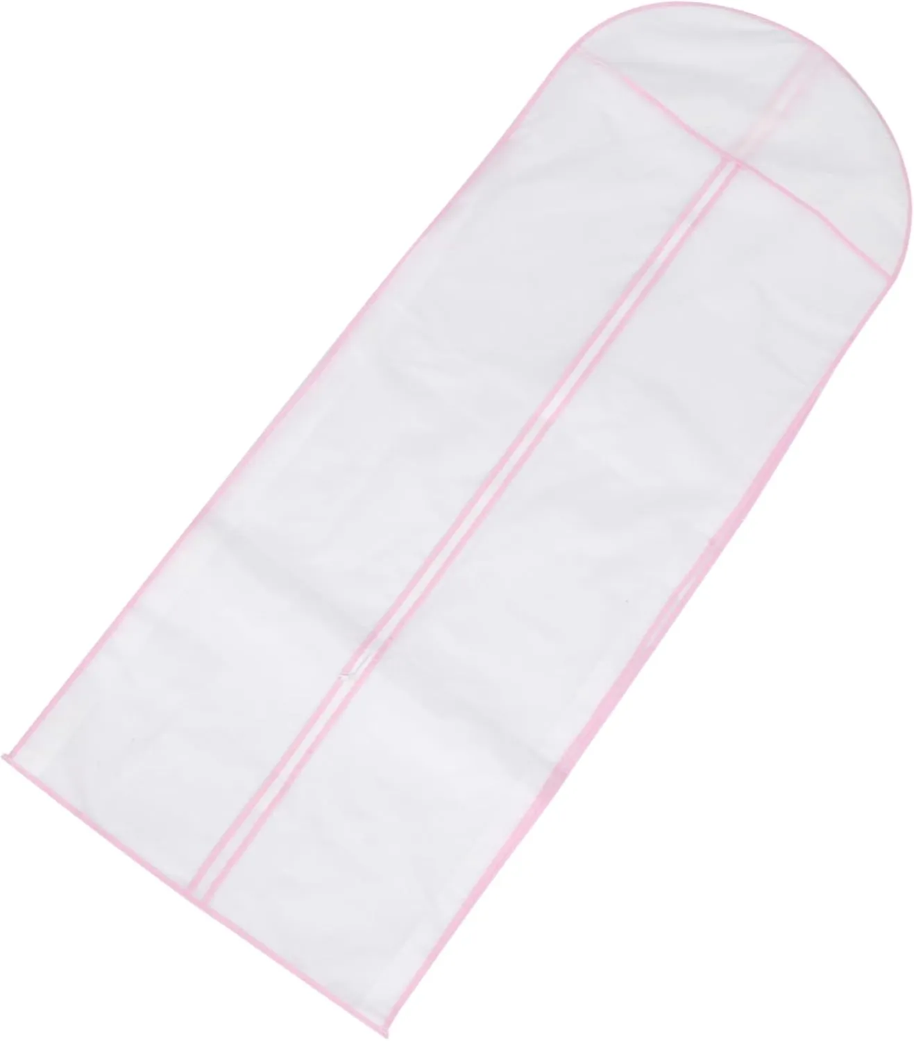 PRETYZOOM 1pc Wedding Dress Dust Cover Bachelorette of Nonwoven Bags Bridal Wedding Gown Storage Bag Wedding Dress Travel Bag Garment Bags for Bridesmaid Dress Women Pink Non-woven Fabric
