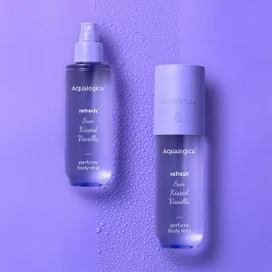 Refresh  Sun Kissed Vanilla Perfume Body Mist with Zemea & Hyaluronic Acid - 150 ml (Pack of 2)