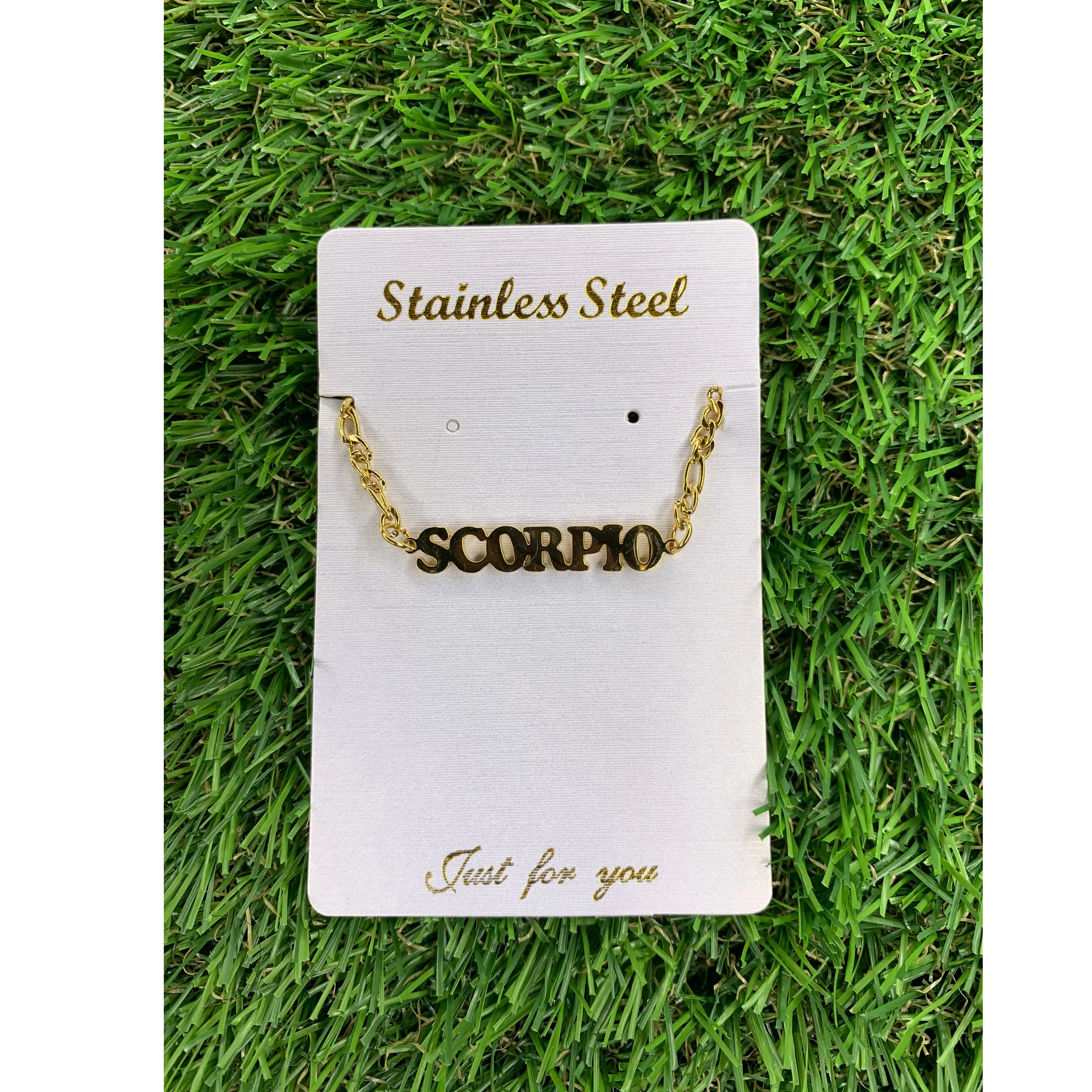 Scorpio Zodiac Anklet